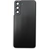 Smartex® Vetro copribatteria per scocca Posteriore Big Hole Compatibile con Samsung Galaxy S21 (G991) - Senza Logo