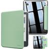 DMLuna Custodia Magnetica Rimovibile per Tolino Shine Color/Shine 5/4 e Kobo Clara Colour/BW/2E, Protezione Antiurto in TPU, Auto Sleep/Wake, Ultraleggera, Vestibilità Perfetta, Verde Agave