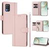linsuyu Cover Compatible con Realme Q3 / Q3i,Compatible con Realme 8 5G / 9 5G (India) / V13 【Design a portafoglio due scomparti per carte】 Custodia per cellulare Pink