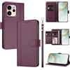 linsuyu Cover Compatible con Oppo Reno15 Pro / Reno15 Pro mini 【Design a portafoglio due scomparti per carte】 Custodia per cellulare Violet