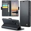 Phernykas Custodia a Libro Portafoglio per Samsung S23 Ultra, RFID | 3 Slot - Per Pendolarismo, Flip Cover Doppia Fibbia Magnetica, Pelle PU Anti-Macchia, Supporto, Lavoro, Telefono Libretto