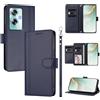 linsuyu Cover Compatible con Oppo A79 / A2 5G / A1S,Compatible con OnePlus Nord N30 SE 【Design a portafoglio due scomparti per carte】 Custodia per cellulare Blue