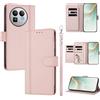 linsuyu Cover Compatible con Realme GT 8 Pro 【Design a portafoglio due scomparti per carte】 Custodia per cellulare Pink