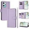 linsuyu Cover Compatible con OnePlus Nord CE 2 Lite/Nord 2 Lite,Compatible con Realme 9 5G / 9 Pro / Q5 / V25 5G 【Design a portafoglio due scomparti per carte】 Custodia per cellulare Purple