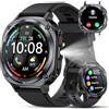 TIMU Smartwatch Uomo, 1,45 HD Orologio Smartwatch Uomo con Chiamata Bluetooth 5.3, 114+ Modalità Sportive, Sonno/Cardiofrequenzimetro/Contapassi, IP68 impermeabile Smart Watch per Android iOS, Nero