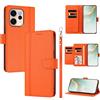 linsuyu Cover Compatible con Oppo Reno15 Pro / Reno15 Pro mini 【Design a portafoglio due scomparti per carte】 Custodia per cellulare Orange