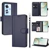 linsuyu Cover Compatible con Oppo Reno11 F / F25 Pro 【Design a portafoglio due scomparti per carte】 Custodia per cellulare Blue
