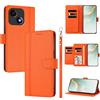 linsuyu Cover Compatible con ZTE Blade A55 4G,Compatible con ZTE Blade A35 4G 【Design a portafoglio due scomparti per carte】 Custodia per cellulare Orange