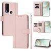 linsuyu Cover Compatible con TCL 30 XE / 30V / T781S 【Design a portafoglio due scomparti per carte】 Custodia per cellulare Pink
