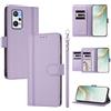 linsuyu Cover Compatible con Realme Q5 Pro / GT2,Compatible con Realme GT Neo2 / Neo 3T 【Design a portafoglio due scomparti per carte】 Custodia per cellulare Purple