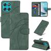 LACAE Cover a Libro per Motorola Moto G57 / G57 Power / G67 Power | Custodia Flip in Pelle PU, Porta Carte, Chiusura Magnetica, Funzione Supporto, Case, Green