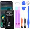 HUAENG Batteria per Pixel 6A, 4410 mAh, batteria di ricambio per Google Pixel 6A, modelli GX7AS, GB62Z, G1AZG, GB17L, con kit di riparazione incluso