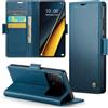 Phernykas Custodia a Libro Portafoglio per POCO X6 Pro, RFID Magnetica