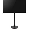 ClearFragrans Supporto per TV mobile con ruote e girevole a 360°, universale, portata massima 30 kg, per TV da 10 a 42 pollici, max. VESA 200 x 200, altezza 109 - 121 cm, ideale per soggiorno, camera da letto