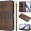 GoodcAcy Cover per Xiaomi Redmi Note 12 Pro 4G, Custodia in PU Pelle Portafoglio Flip Schede con Slot per Carte, Magnetica Antiurto Cover per Xiaomi Redmi Note 12 Pro 4G, Marrone