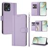 linsuyu Cover Compatible con Nothing Phone 3A Lite 【Design a portafoglio due scomparti per carte】 Custodia per cellulare Purple