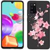 HopMore Cover per Samsung Galaxy A41 Silicone TPU Nero Morbide Disegni Custodie Samsung A41 Bella Kawaii Custodia Antiurto Gomma Case Morbido Caso Gel AntiGraffio - Design F