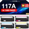 Supply Guy 117A Set Toner per HP MFP 178NW 178NWG 179FWG 150NW | Per HP Color Laser 179FNW 150A Color Laser W2070A W2071A W2072A W2073A Multipack 4 Toner