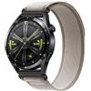 FiiMoo 22mm Nylon Cinturino Compatibile con Garmin Venu 4 45mm/Venu 3/2/Forerunner 570 47mm/Forerunner 265/965/255, Ricambio Cinturino, Cinturini Sportivi in Nylon per Garmin Vivoactive 4-Bianco