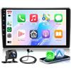 Rimoody 4G+64G Autoradio Android per Opel Zafira/Antara/Astra 2006-2010, 9 Pollici Touchscreen Radio con Carplay Wireless Android Auto FM/RDS/EQ GPS WiFi Controllo del Volante Telecamera Posteriore