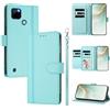 linsuyu Cover Compatible con Realme C21Y / C25Y 【Design a portafoglio due scomparti per carte】 Custodia per cellulare Mint