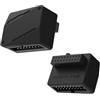 EZDIY-FAB Adattatore angolare USB 3.2 Gen 1 19 pin, 90 gradi, scheda madre USB 3.0, adattatore per intestazione interna, 19 pin, 20 pin, convertitore maschio a femmina anteriore, USB A, nero