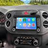 Loddery Autoradio Stereo per VW Tiguan 2009-2017 con Wireless Carplay Android Auto | 2+32G Android 13 7 pollici Touch Screen Radio Lettore Multimediale con navigazione GPS FM RDS Bluetooth WiFi
