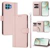 linsuyu Cover Compatible con Oppo A93 4G CPH2121 / F17 Pro 4G / Reno4 Lite / Reno4 F 【Design a portafoglio due scomparti per carte】 Custodia per cellulare Pink