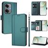linsuyu Cover Compatible con OnePlus Nord CE3 5G,Compatible con Oppo K11 (China) 【Design a portafoglio due scomparti per carte】 Custodia per cellulare Green