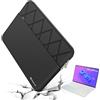 Smatree Custodia per PC portatile LG Gram 16 o 2 in 1, per LG Gram Style 16 OLED da 16, custodia protettiva con tasca per accessori, cerniera YKK, design brevettato Super Corner (E619)