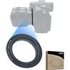 AMOPOFO 49mm-M4/3 Anello di inversione,Adattatore per macrofotografia,Macro Reverse Ring Compatibile con EP1,EP2,EP3,EPL1,EPL3,DMC-G1,DMC-G2,DMC-G3,E-PL7 E-PL6