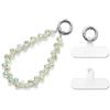 MORSUNBELA Cordino Cellulare da Polso Catenella per Cellulare | Cordino per Cellulare da Polso con Perle Cristallo, Catenella Elegante Universale, Accessorio Corto per Telefono Raffinato