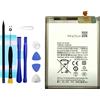 Vvuilsty EB-BA505ABU Batteria di ricambio per Galaxy A20 A30 A50, a 0 cicli, compatibile con Galaxy A20 A30 A50 con kit di attrezzi di riparazione