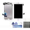 Visiodirect® Schermo Vetro Completo : Touch Screen + Schermo LCD per iPhone 7 Bianca + Kit Attrezzi