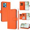 linsuyu Cover Compatible con Realme Narzo 50 Pro,Compatible con Realme 9 4G / 9 Pro Plus 5G 【Design a portafoglio due scomparti per carte】 Custodia per cellulare Orange