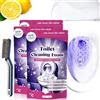 rialgirw FizzClean Detergente per WC - Polvere Schiumogena per la Pulizia del WC contro Macchie e Calcare, Schiuma Effervescente ad Azione Immediata, Pulizia del WC Senza Contatto (Bagged*3PCS)