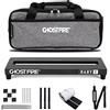GHOSTFIRE Ghost Fire Pedaliera Chitarra, pedalboard in lega di alluminio,500 g, effetto super leggero,35 x 14cm, con borsa per il trasporto,V-BABY 1