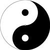 Generic Slipmat Slip Mat Scratch Pad Feltro per qualsiasi 12 LP DJ Vinyl Giradischi Giradischi Grafica personalizzata - Yin Yang