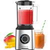 Taurus - Frullatore a Caraffa Prior Advance 1800 | 1800W | 2L | 4 Funzioni Touch | 6 Lame Inox Removibili | Tritaghiaccio | Velocità Regolabile | Lavabile in Lavastoviglie