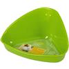 Kerbl Pet Kerbl Corner pan per gabbie per animali domestici, 16 x 11 x 8 cm, colori assortiti, 1 pezzo
