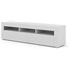 BIM Furniture Mobile "Moreno" per la TV da 160 cm, da appendere o da posizionare sul pavimento, universale, anche per sistemi Hi-Fi, colore bianco opaco