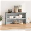 Generico Scaffali da Cucina Impilabili 2 pz Grigio Sonoma 50x15x16 cm,Casa e Giardino,Cucina e Pranzo,Strumenti e Utensili Cucina,Armadi da Cucina,Contenitori e Supporti per Utensili da cucina-860492
