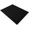 AKKE Piano da tavolo per mobili, rettangolare, da scrivania, da pranzo, da soggiorno, colore nero, 60 x 50 cm