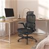 SIHOO B300 Pro Sedia Ergonómica Ufficio Poggiapiedi Supporto Lombare 4 Vie | Braccioli 6D, Schienale Regolabile in Altezza, Profondità Seduta Regolabile, Poggiatesta 3D, Lunghe Sessioni di Lavoro,Nero