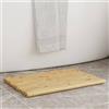 Generico Tappetino da Bagno 2 pz 50x35 cm in bambù,Tappetini per Bagno