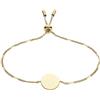 Fossil Bracciale Da Donna Vintage Iconic, Lunghezza Massima Interna: 216 mm Bracciale In Acciaio Inossidabile Dorato, JF03020710