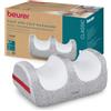Beurer FM 42 massaggiatore shiatsu per piedi e polpacci con funzione calore | 3 livelli di intensità, maniglia integrata e spegnimento automatico dopo 15 minuti, antiscivolo, fino al numero di scarpe 48