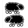 4R Quattroerre.it 32123 Adesivo Stickers Bomb Pecore, 10 x 12 cm