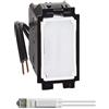 Bticino Deviatore Living Now + Living Now LED bianco - 230 V a.c. ad alta luminosità