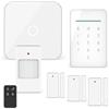 ELRO AS90S Home+ Sistema di Allarme Casa Senza Fili - Con unità base, unità di controllo, rilevatore di movimento, 3x contatto porta/finestra e telecomando